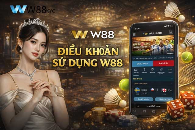 Bản điều khoản sử dụng chính thức tại hệ thống nhà cái W88 NATUU