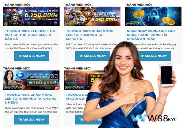 Hướng Dẫn Đăng Ký W88 An Toàn - Nhận Ngay 90K Miễn Phí Cực Đã 2026 3 Danh sách ưu đãi khủng dành cho thành viên mới đăng ký W88 NATUU